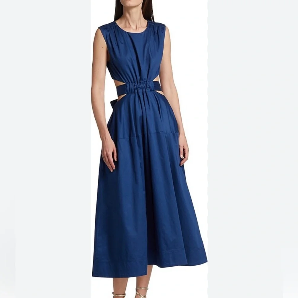 Aje Zorina tie midi dress - Picture 1 of 6